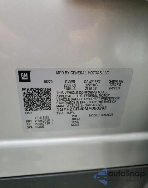 1GYFZCR40MF000293